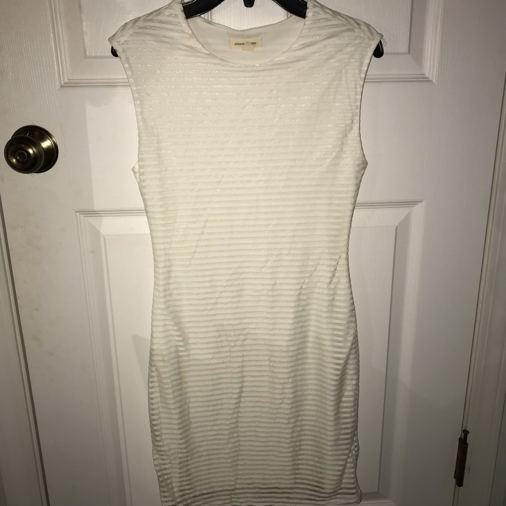 White striped dress